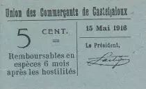 Frankreich 5 cent. Casteljaloux City