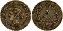 Frankreich 5 Centimes Ceres - Third Republic  - 1897 Torch A Paris