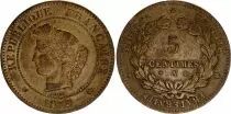 Frankreich 5 Centimes Ceres - Third Republic - 1879 A Paris - KM.821 - anchor