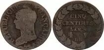 Frankreich 5 Centimes Dupr&eacute; - BB Strasbourg