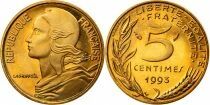 Frankreich 5 Centimes Lagriffoul - 1993 - Proof