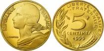 Frankreich 5 Centimes Lagriffoul - 1999 BU