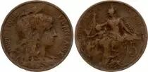 Frankreich 5 Centimes Liberty head - 1907