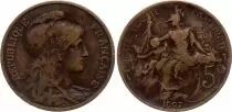 Frankreich 5 Centimes Liberty head - 1907