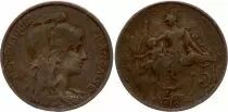 Frankreich 5 Centimes Liberty head - 1910