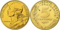 Frankreich 5 Centimes Marian - 1983 UNC -