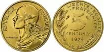 Frankreich 5 Centimes Marianne - 1974