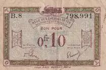 Frankreich 5 Centimes Regie des chemins de Fer - 1923 - Serial B.8 - F - R.2