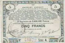 Frankreich 5 F 70 communes
