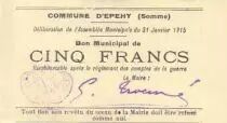 Frankreich 5 F Epehy