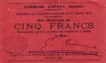 Frankreich 5 F Epehy