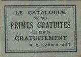 Frankreich 5 F Lyon Ticket de remise.Les Docks Lyonnais