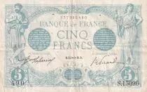 Frankreich 5 Francs - Blue - 24-11-1916 - Serial S.15096 - P.70