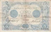 Frankreich 5 Francs - Blue - 24-11-1916 - Serial S.15096 - P.70