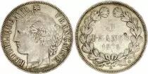 Frankreich 5 Francs - C&eacute;r&egrave;s - 1871 K Bordeaux