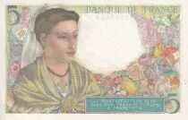 Frankreich 5 Francs - Farmer - 1943 -  Serial H.74 - AU - P.98