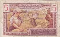 Frankreich 5 Francs - Head of woman - 1947 - VF.29.01