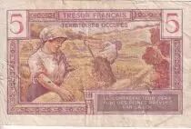 Frankreich 5 Francs - Head of woman - 1947 - VF.29.01