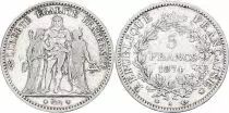 Frankreich 5 Francs - Hercules - Third Republic - 1874 A Paris - Silver
