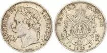 Frankreich 5 Francs - Napol&eacute;on III - Laurelled Head - A Paris - 1867