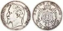 Frankreich 5 Francs - Napol&eacute;on III - Laurelled Head - Strasbourg - 1869