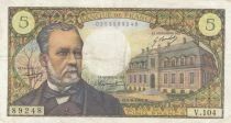 Frankreich 5 Francs - Pasteur - 05-06-1969 - Series V.104