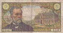 Frankreich 5 Francs - Pasteur - 08-01-1970 - Serial Y.119 - P.146
