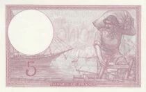Frankreich 5 Francs - Personification of France - 29-09-1939 - Series W.62718 670