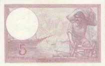 Frankreich 5 Francs - Personification of France - 29-09-1939 - Series W.62718 674