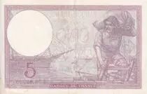 Frankreich 5 Francs - Purple - 05-10-1939 - Serial N.63940 - P.79