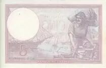 Frankreich 5 Francs - Purple - 14-06-1927 - Serial V.28420