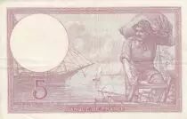 Frankreich 5 Francs - Purple - 21-09-1939 - Serial B.62734 - P.79
