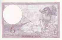 Frankreich 5 Francs - Purple - 26-12-1940 - Serial O.68003 - P.79