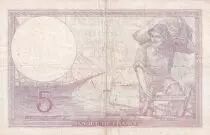 Frankreich 5 Francs - Purple - 28-09-1939  - Serial M.63588 - P.79