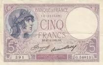Frankreich 5 Francs - Purple - 29-01-1931 - Serial L.43508 - P.79