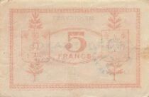 Frankreich 5 Francs - Saint-Quentin and Guise Regions - Mennevret - 27-10-1917