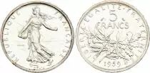 Frankreich 5 Francs - Semeuse - 1959 - Essai - Small 5