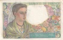 Frankreich 5 Francs - Shepherd - 05-08-1943 - Serial K.51