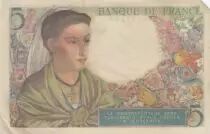 Frankreich 5 Francs - Shepherd - 23-12-1943 - Serial C.103