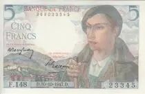 Frankreich 5 Francs - Shepherd - 30-10-1947 - Serial F.148