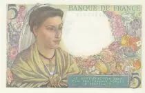 Frankreich 5 Francs - Shepherd - 30-10-1947 - Serial K.159 - Last Alphabet