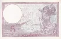 Frankreich 5 Francs - Violet - 13-07-1939 - Serial S.58087 - P.79
