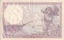 Frankreich 5 Francs - Violet - 18-01-1929 - Serial G.38968 - P.79