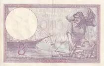 Frankreich 5 Francs - Violet - 20-04-1933 - Serial V.54687 - XF - F.03.17