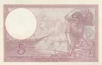 Frankreich 5 Francs - Violet - 26-10-1939 - Serial B.64870