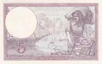 Frankreich 5 Francs - Violet - 27-04-1933 - Serial E.54791 - P.79