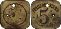 Frankreich 5 Francs Bouillon Bisson - Paris