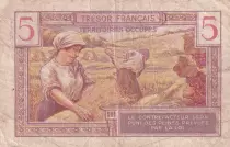 Frankreich 5 Francs French Treasury - 1947 - Serial A