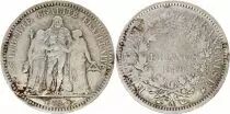 Frankreich 5 Francs Hercules - 1848 A Paris Silver