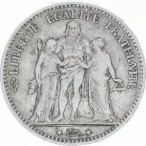 Frankreich 5 Francs Hercules - 3th Republic 1875 K Bordeaux